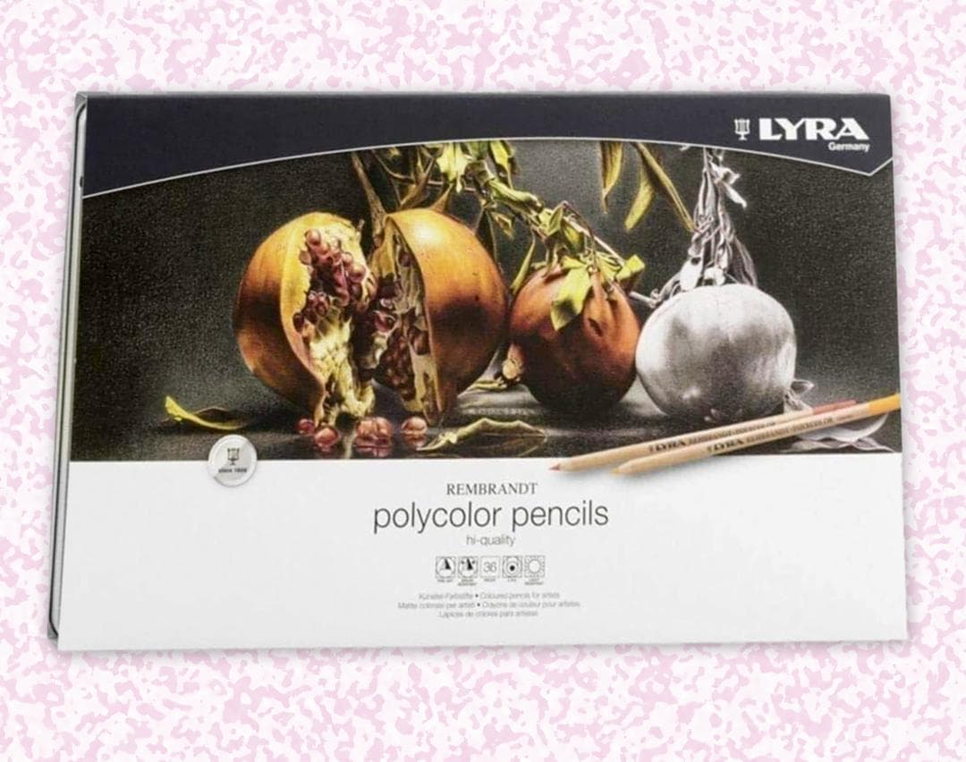 LYRA ポリカラー メタルボックス 36色セット 油性色鉛筆