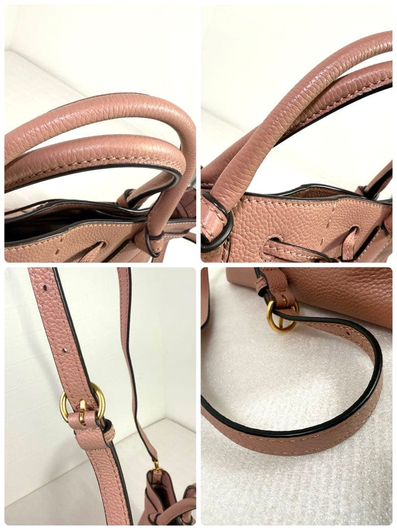 トリーバーチ トートバッグ　レザー　 マックグロー　ドローストリング　サッチェル