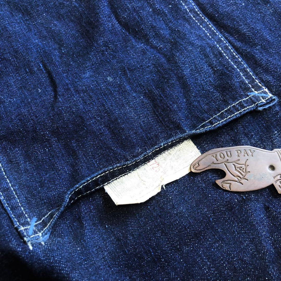 50s HERCULES ヘラクレス ディープインディゴ デニムエプロン