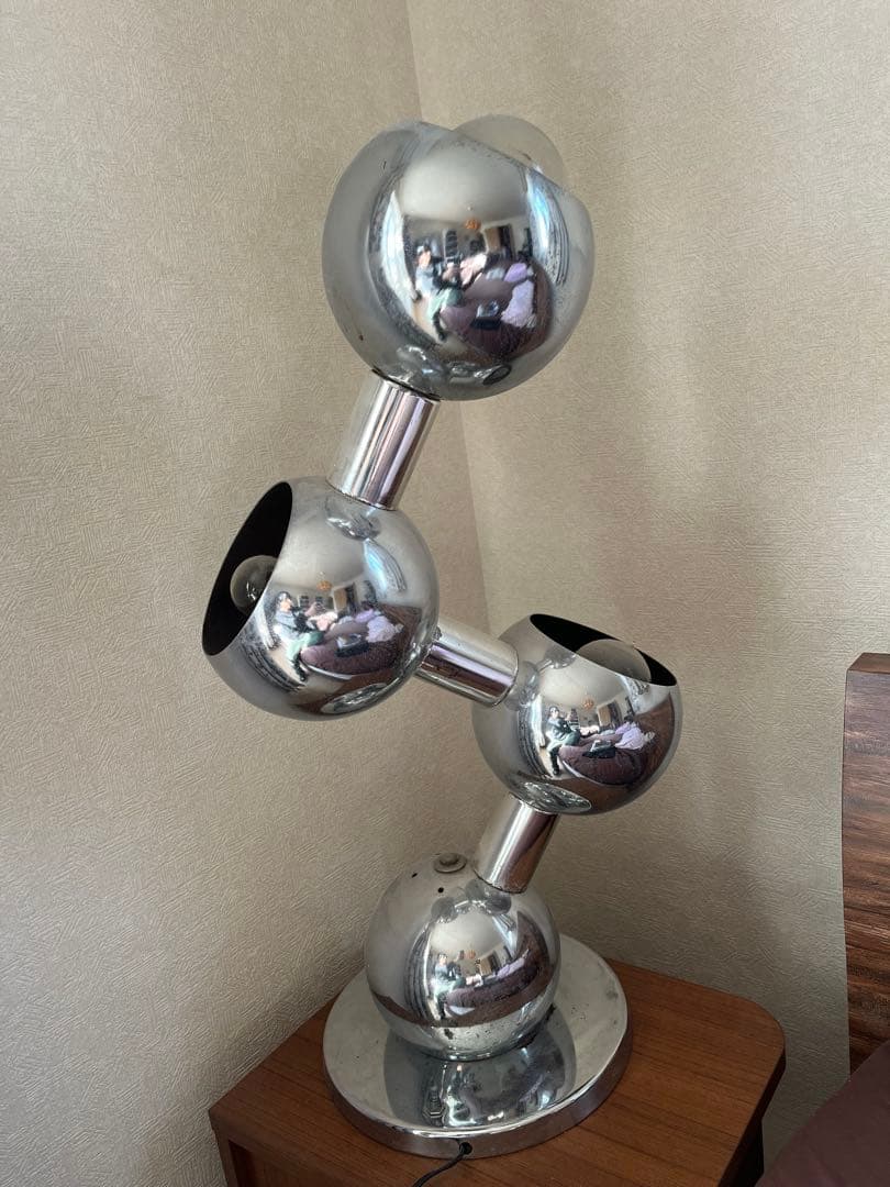 ミッドセンチュリー アトミックランプ 昭和レトロ　スペースエイジ　ビンテージ