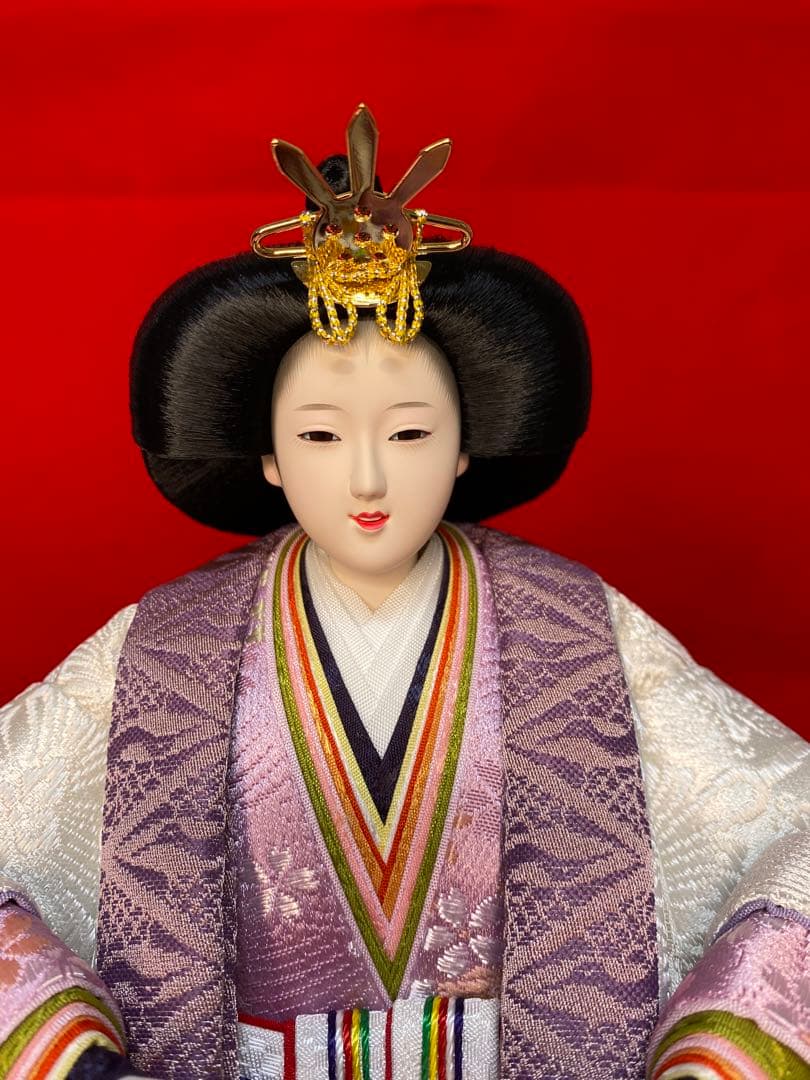 東京久月　雛人形　立親王平飾りセット・間口約６５×奥行約３５×高さ約５９㎝