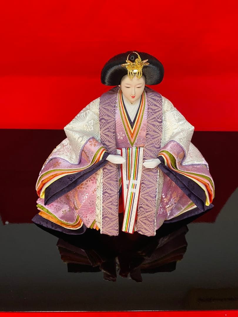 東京久月　雛人形　立親王平飾りセット・間口約６５×奥行約３５×高さ約５９㎝
