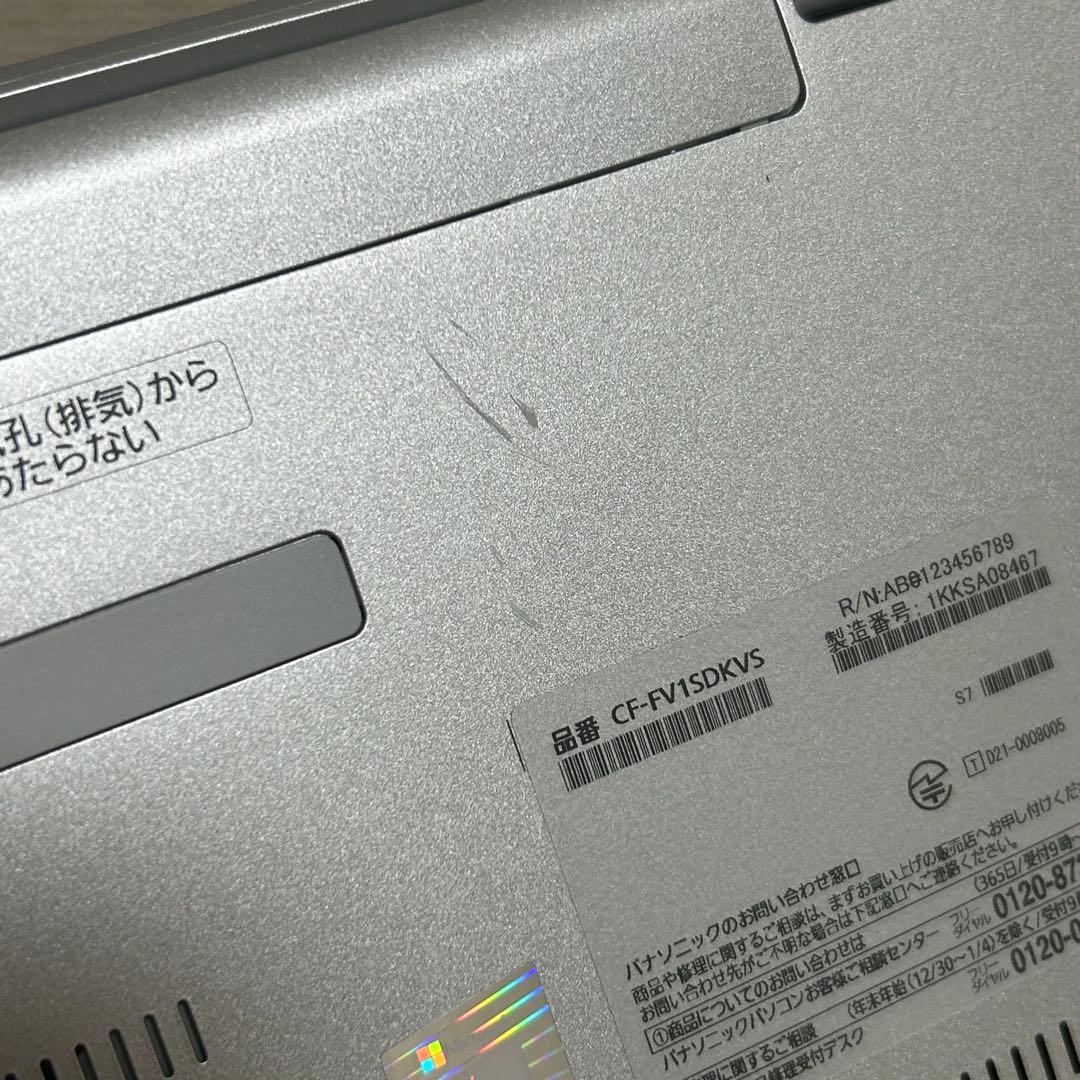 0h Panasonic CF-FV1SDKVS i7 タッチパネル