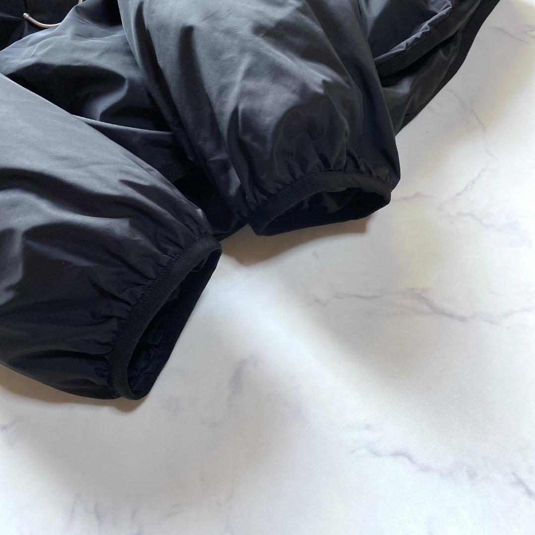 美品✨ボーダーズアットバルコニー イリデッセント パテッド ジャケット 黒 36