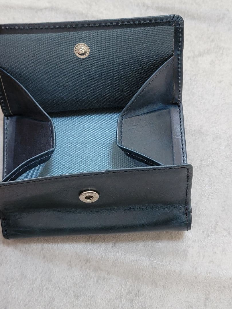 master-piece コンパクトウォレット(三つ折り)ブルー