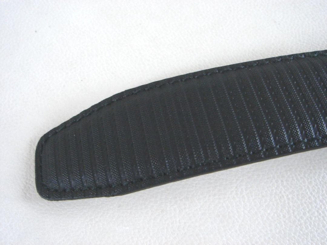 新品未使用品 BVLGARI ブルガリレザーベルト ブラック