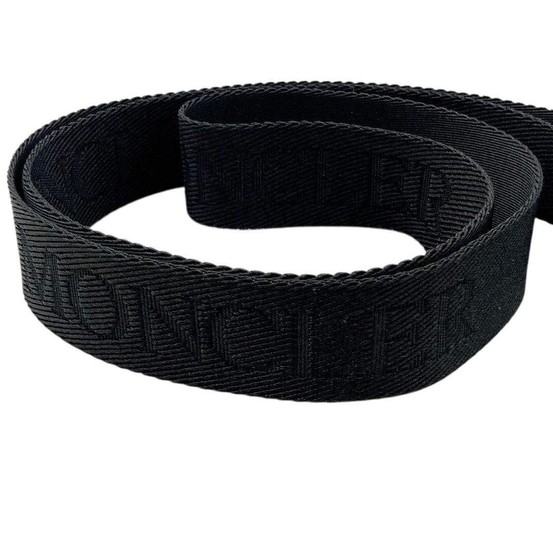 新品未使用✨MONCLER モンクレール　ベルト　ロングサイズ　ブラック　メンズ