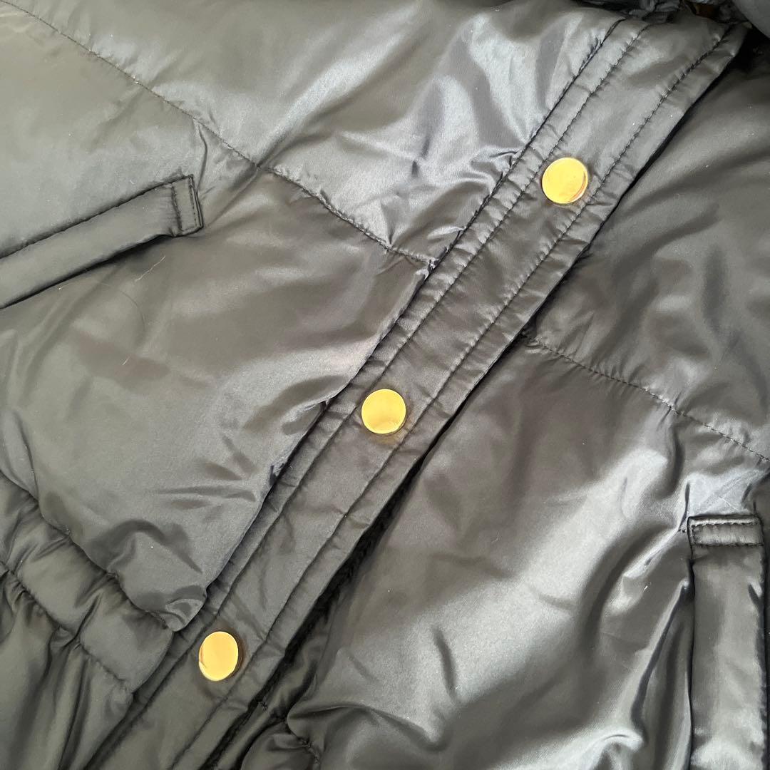 【最終値下げ】　TO BE CHIC ダウンジャケット　フリル　ネイビー　42号