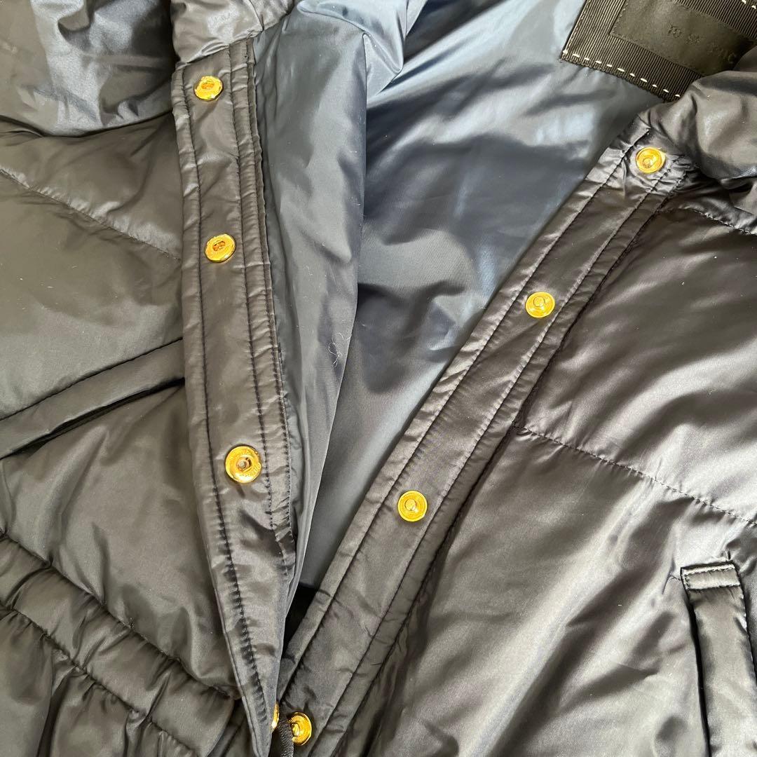 【最終値下げ】　TO BE CHIC ダウンジャケット　フリル　ネイビー　42号