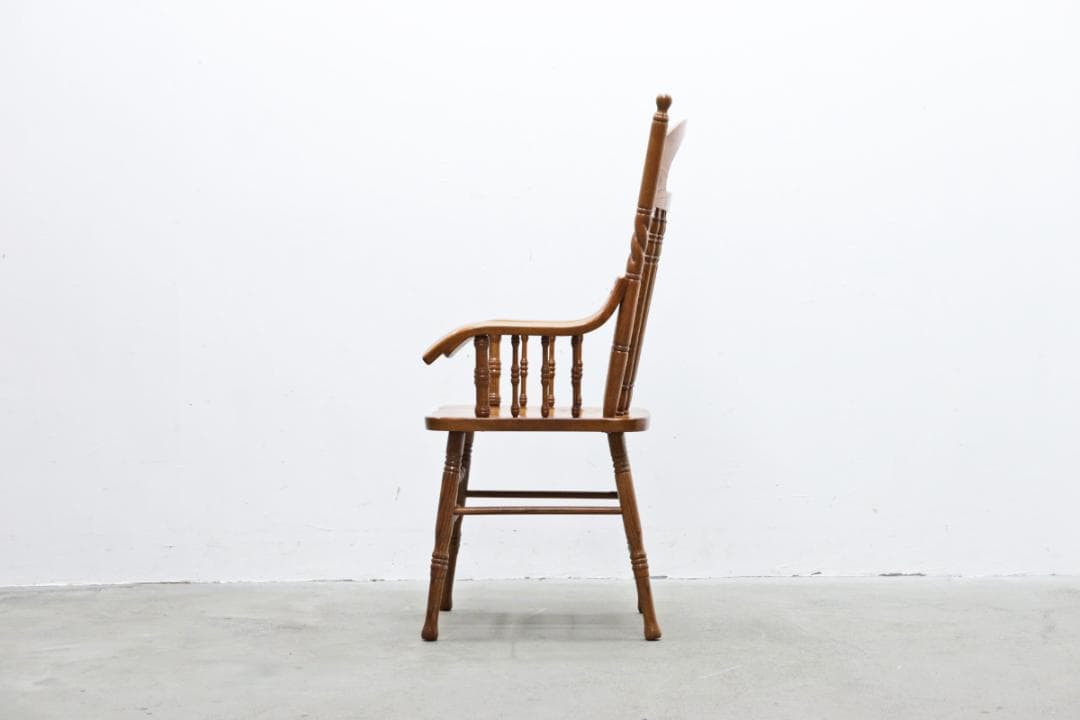 在庫2脚 shin Lee シンリー オーク ダイニング アーム チェア