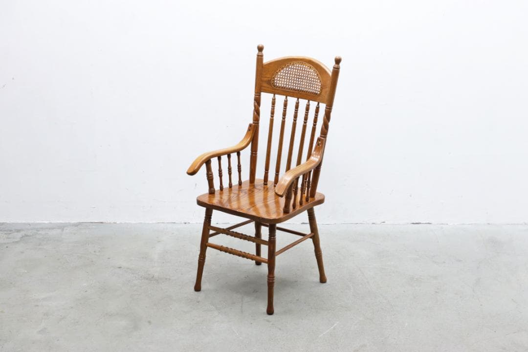 在庫2脚 shin Lee シンリー オーク ダイニング アーム チェア