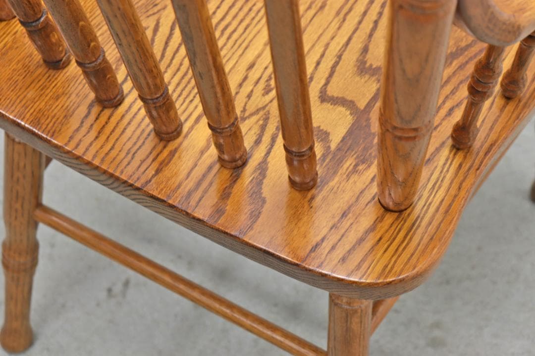 在庫2脚 shin Lee シンリー オーク ダイニング アーム チェア