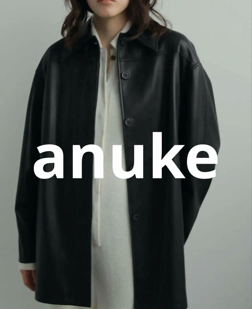 ジャケット・アウター anuke Ecoleather Over Jacket 36