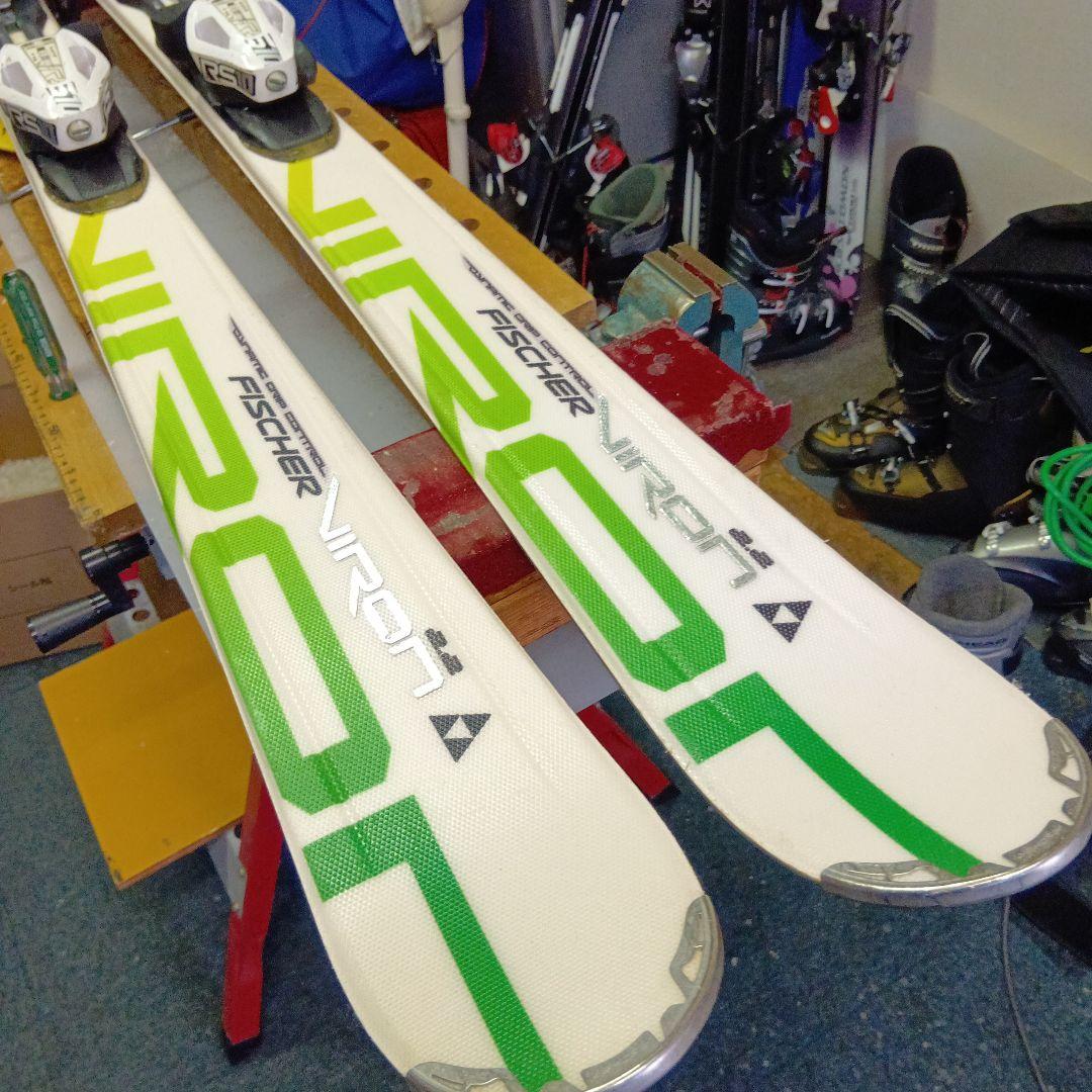 150cmFISCHER メンテナス済 靴25cmストック付