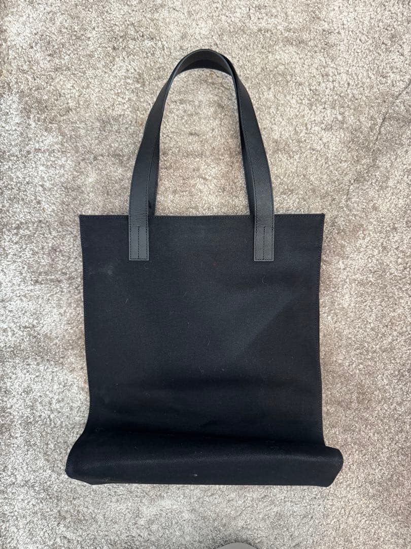 バッグ CULLNI Leather Pocket Canvas Tote