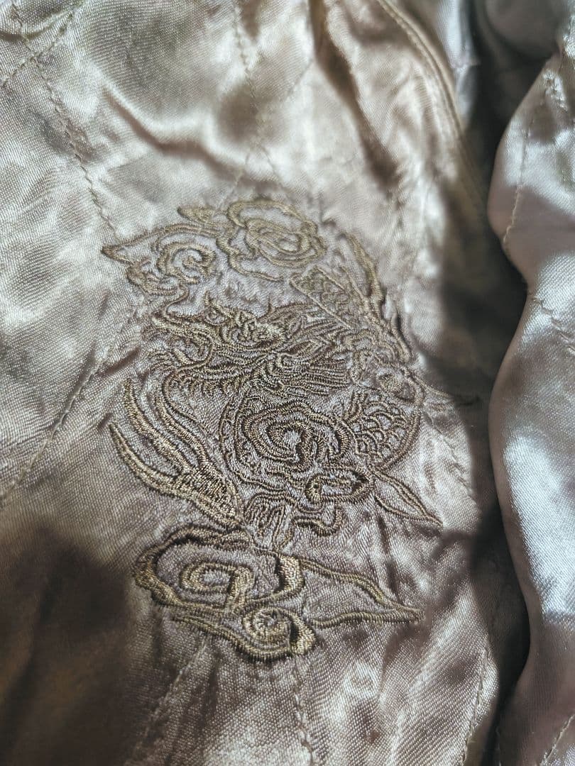 WJK スカジャン 2面用 日本限定 ワシ unisex レーヨン 富士山刺繍