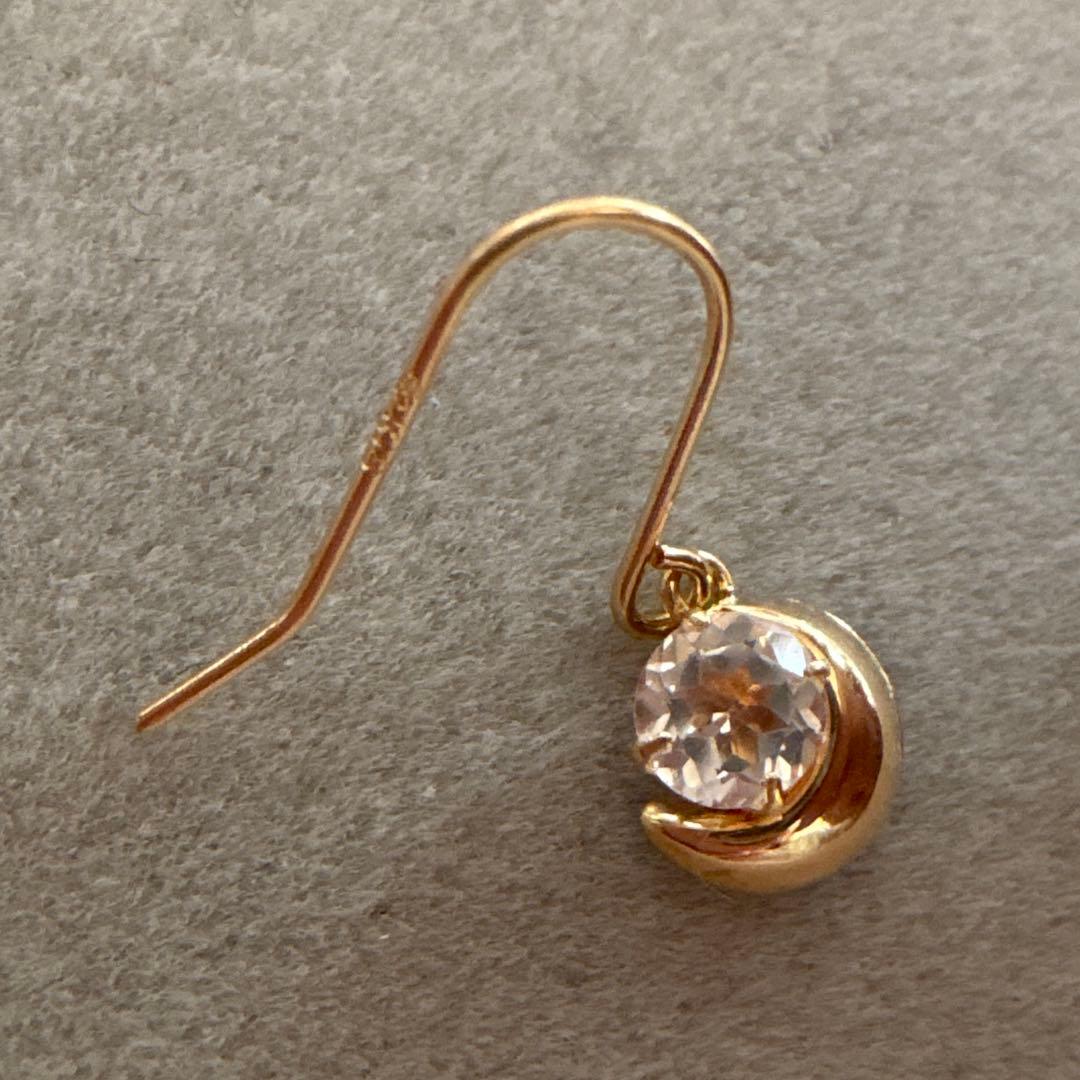 ⭐️2/3まで期間限定価格！K18 ♡ ジュエリーマキ ストーンフックピアス