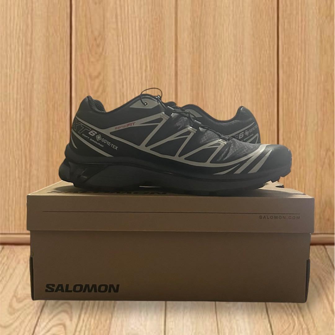 SALOMON XT-6 GTX ゴアテックス ブラック 26cm