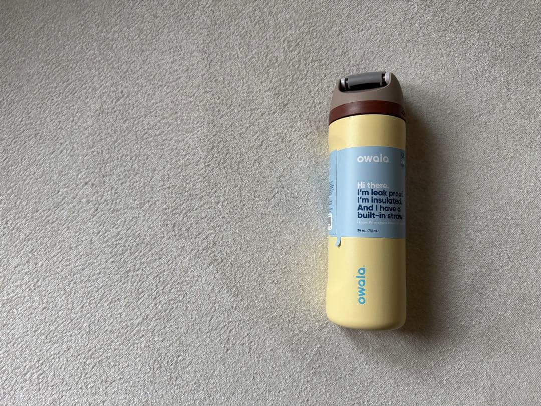 【新品未使用】owala 水筒 24oz.(710ml)イエロー