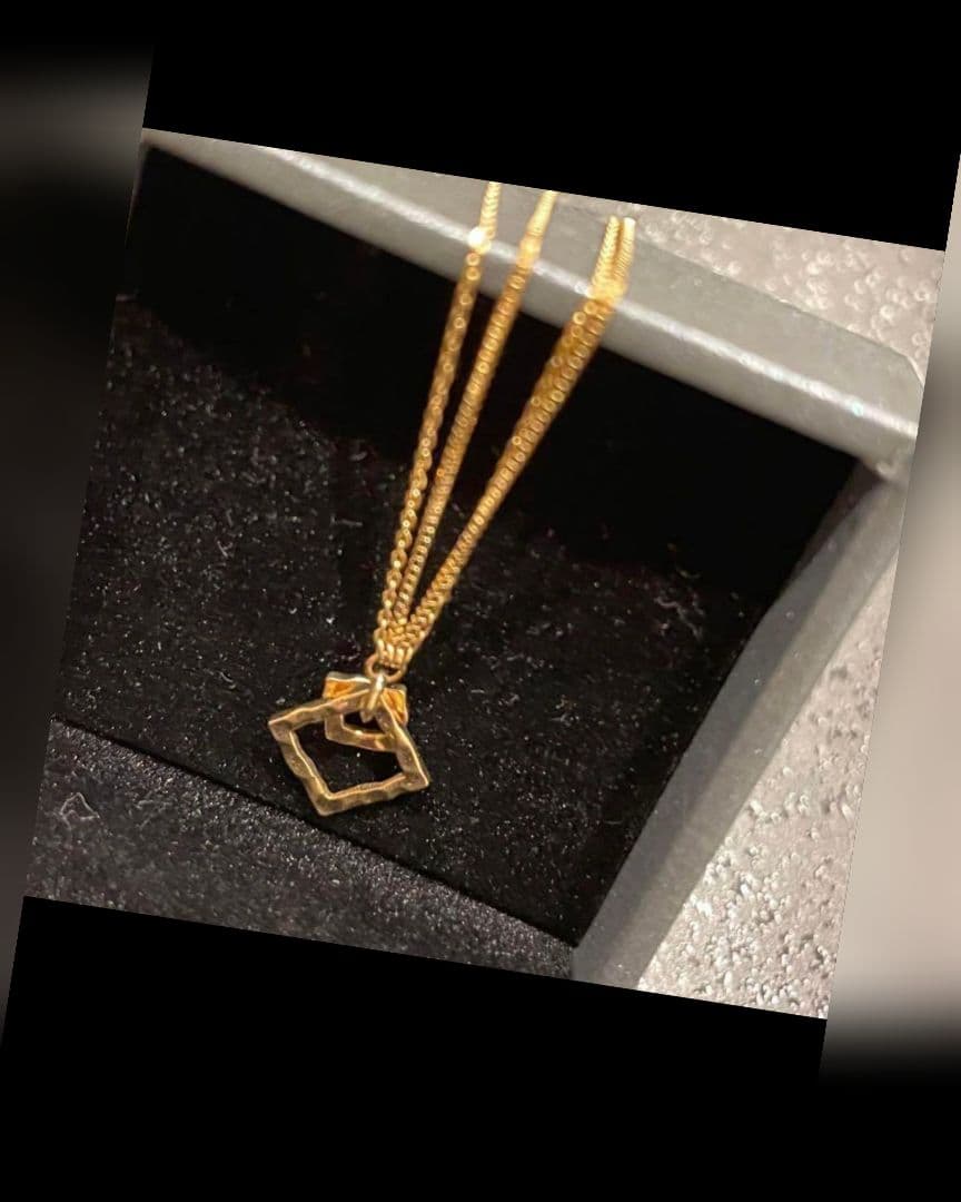 4℃ K10 yg イエローゴールド　2連　ブレスレット