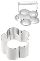 花形クッキー型 ステンレス製 約8cm