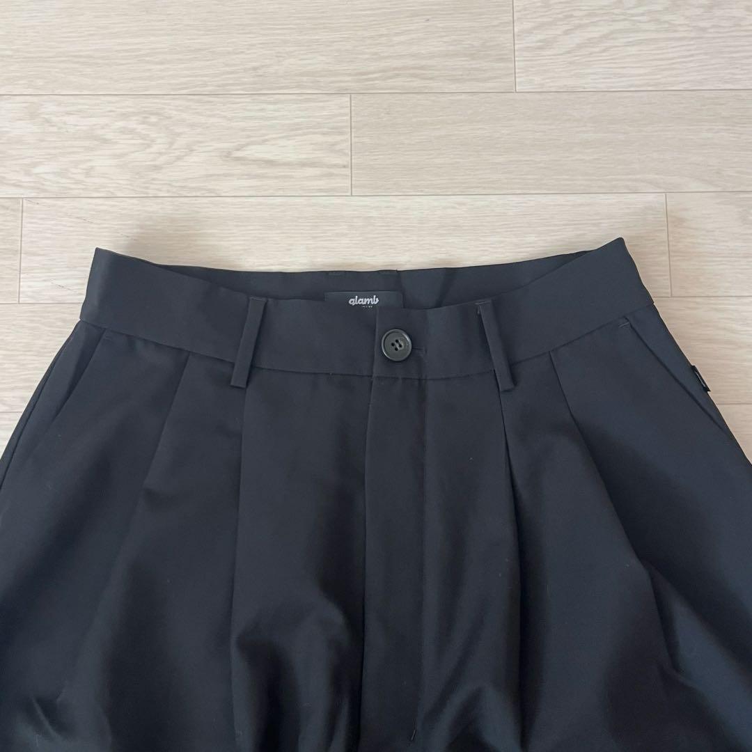 未使用タグ付き glamb グラム デフォームシャツセットアップ Mサイズ 黒