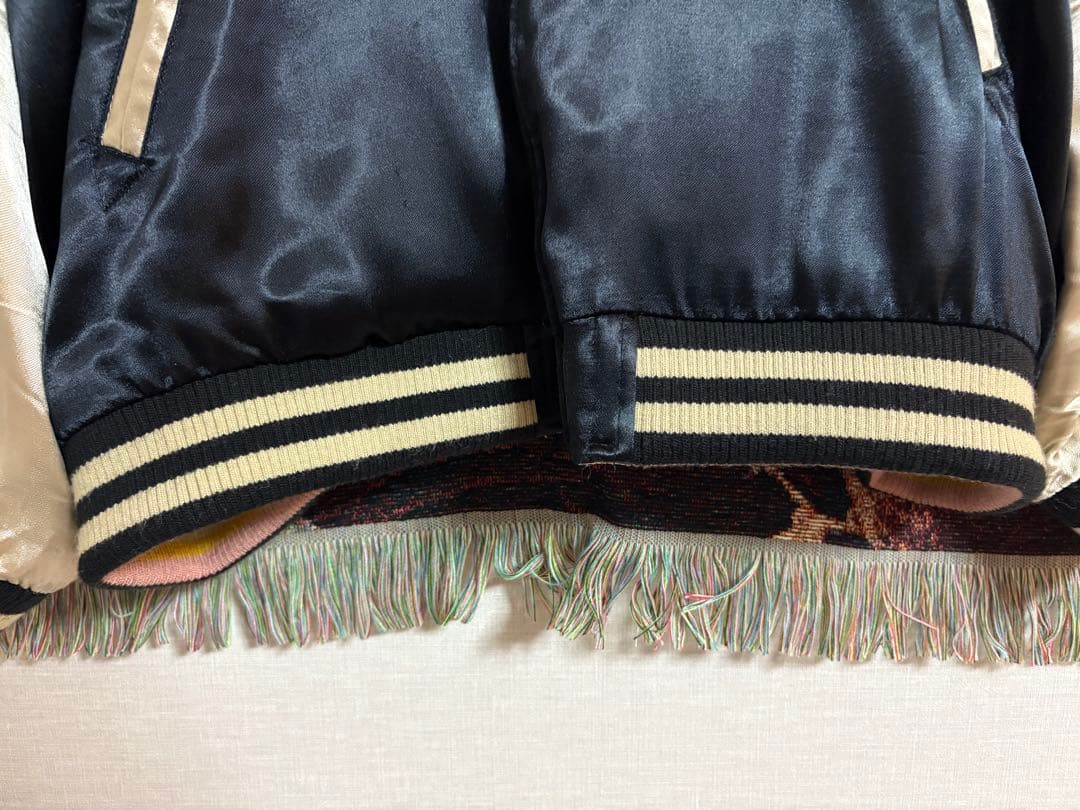 ［中古品］vanson バンソン　トムとジェリー　スカジャン　XXL