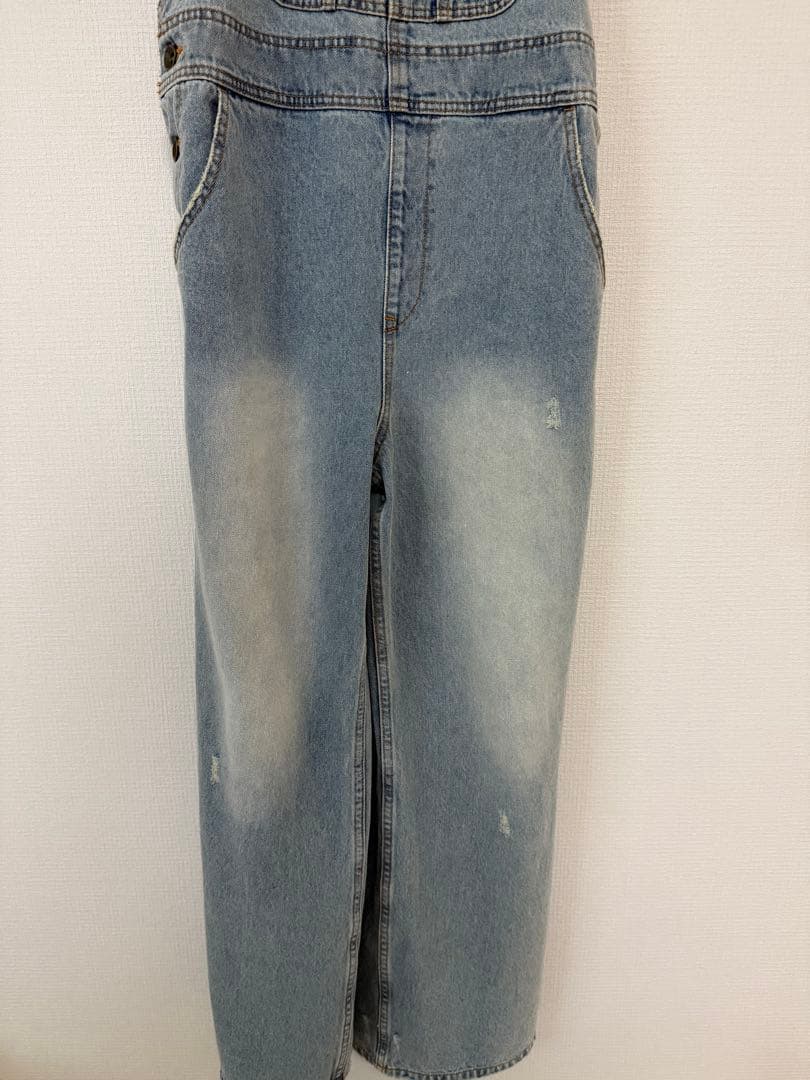 シールームリン デニム オーバーオール Mサイズ