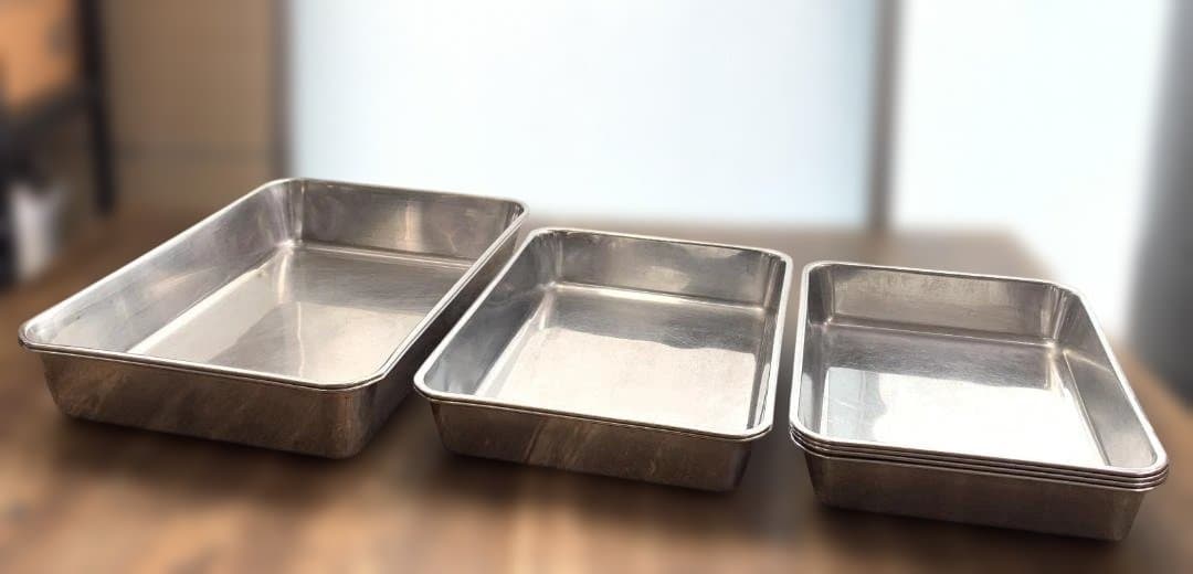 クローバー 18-8 角バット 6枚取×2・8枚取×2・10枚取×4 計8点