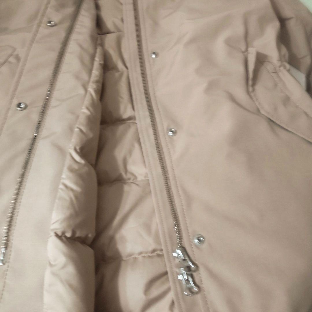 美品23区 撥水 ミリタリーフーデットダウンコートストロベリーフィールズ