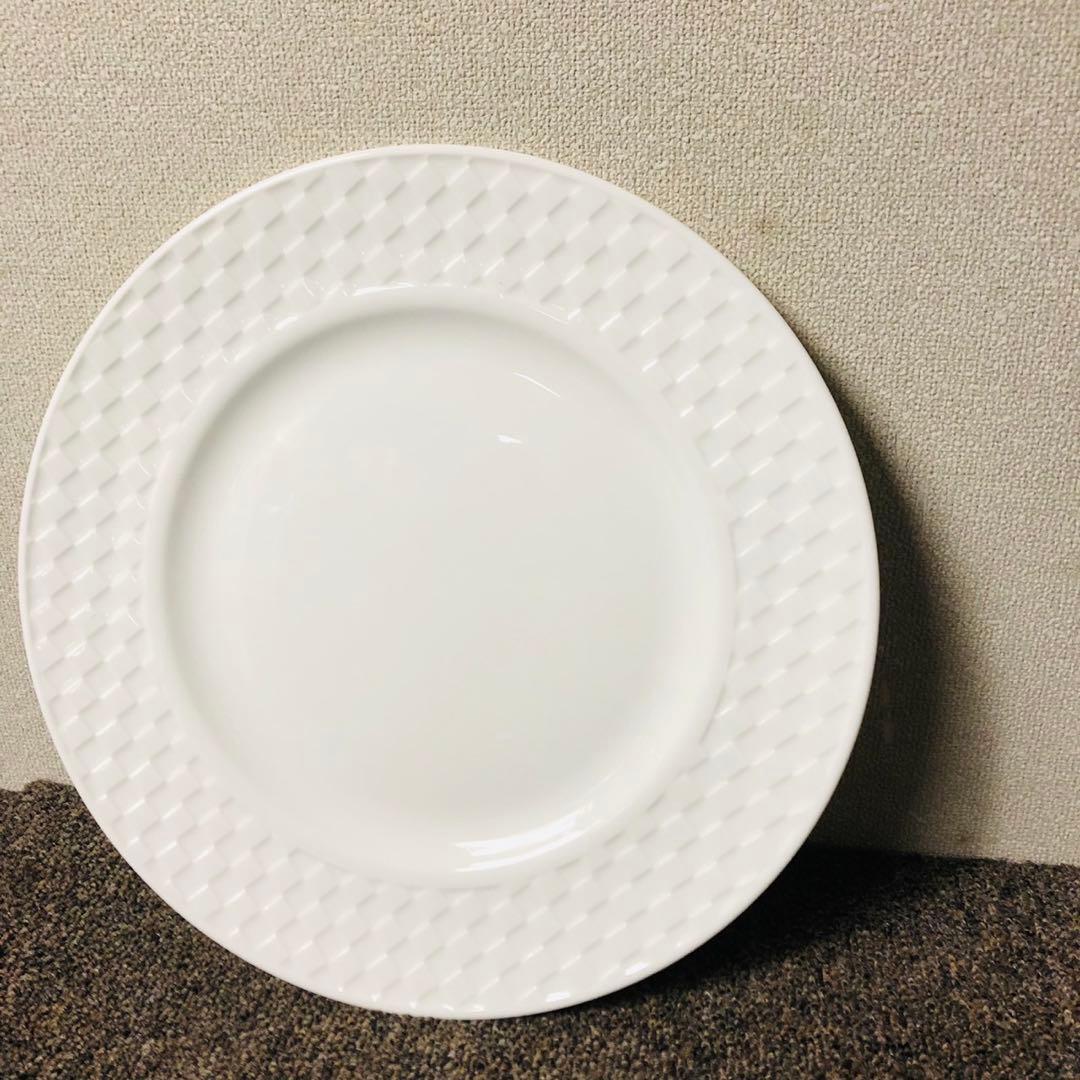 F3極美品✨ウエッジウッド NIGHT&DAY 大皿 ホワイトプレート 27cm