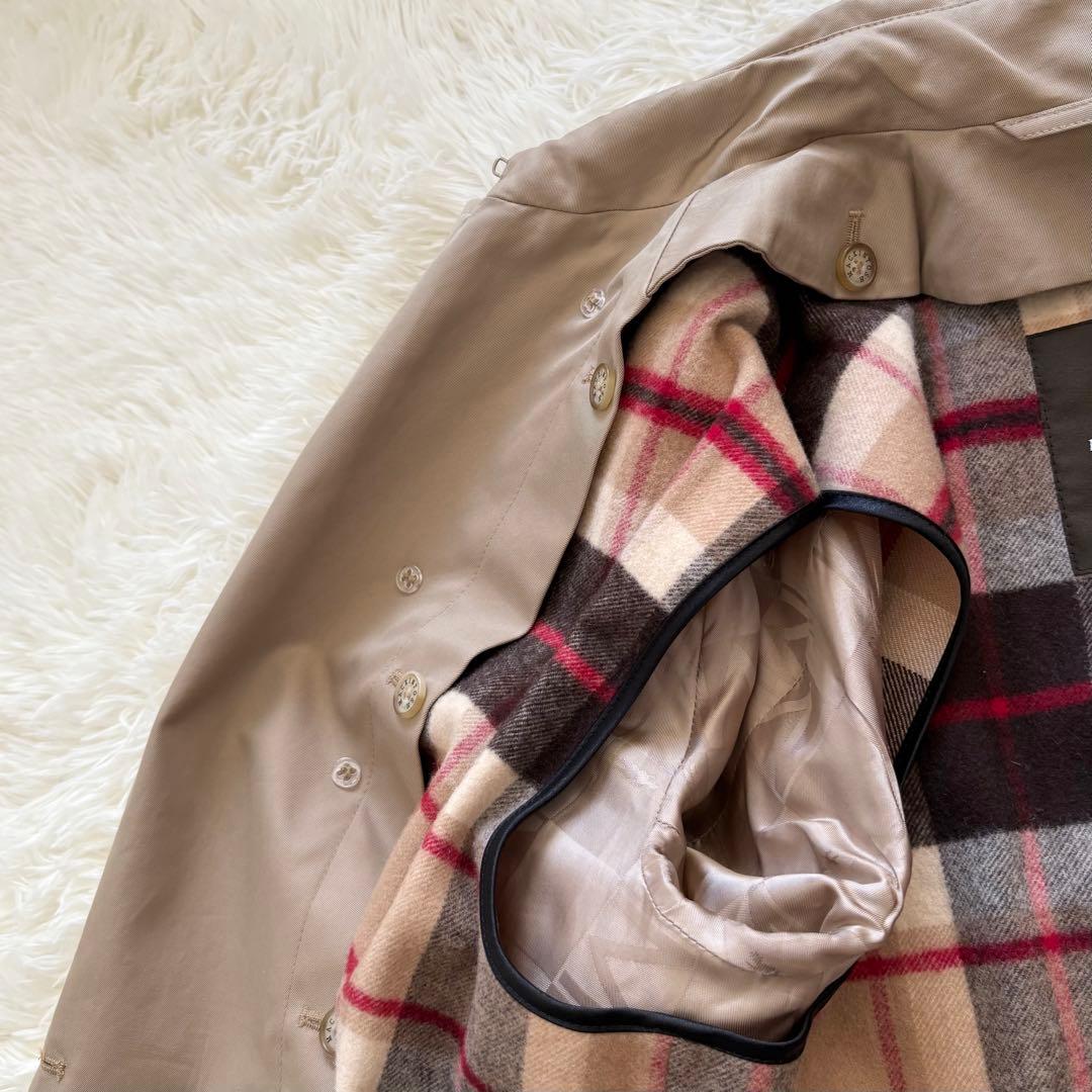 美品 マッキントッシュ ダブルトレンチコート 40 ベルト ライナー着脱可能