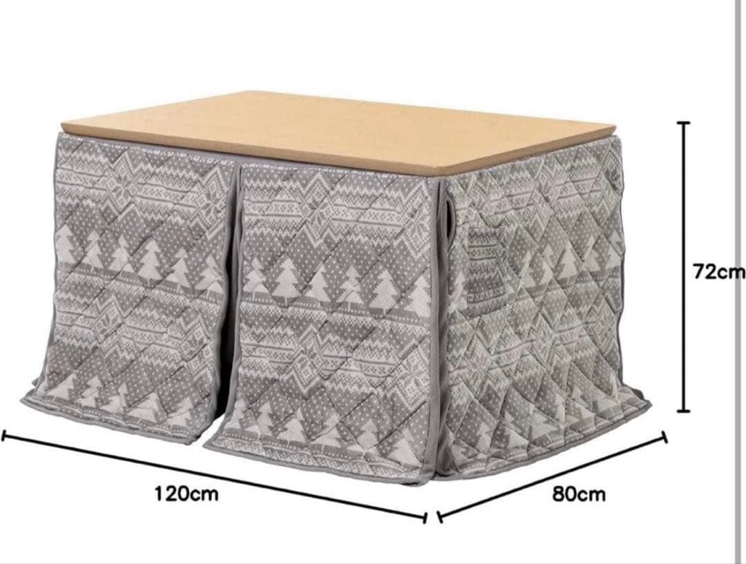 テーブルコタツ　120✖️80