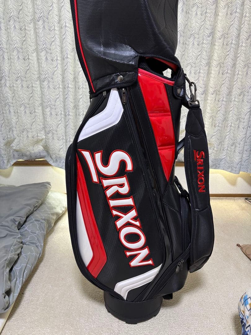 Srixon キャディバッグ ブラック/レッドGGC-S166 9.5型美品
