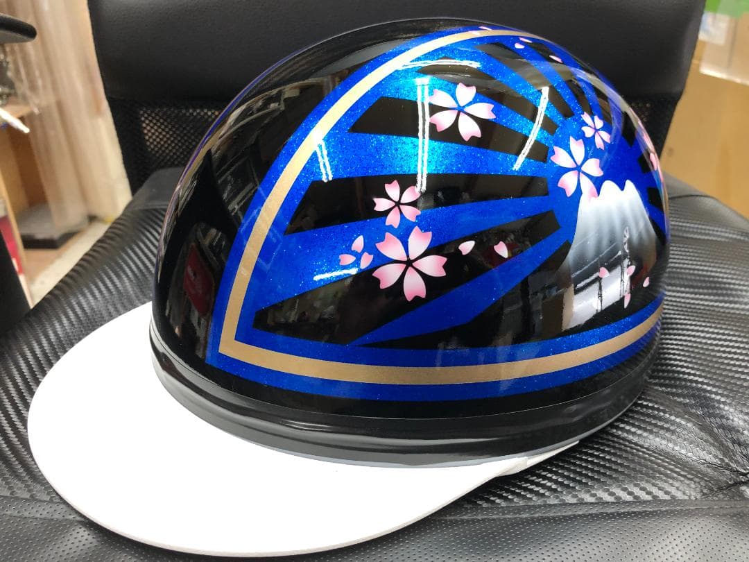 コルク半　カスタム　富士日章　三つボタン　黒青　桜　高級クリヤ送料無料