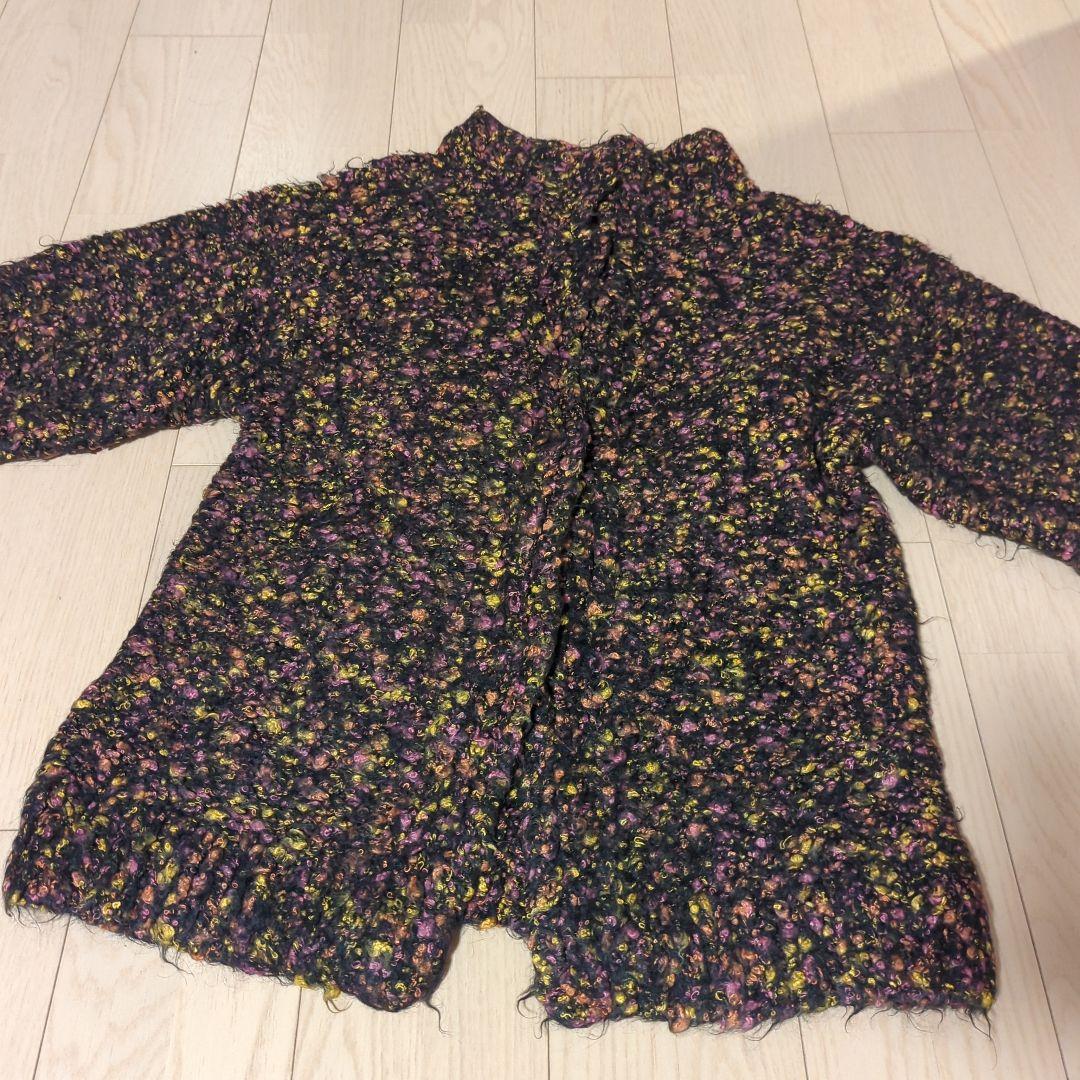 Ameri　FUNNY YARN KNIT JACKET