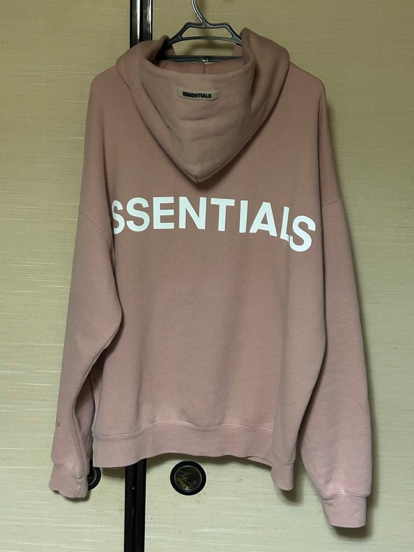 ESSENTIALS エッセンシャルズ ピンク パーカー フーディー