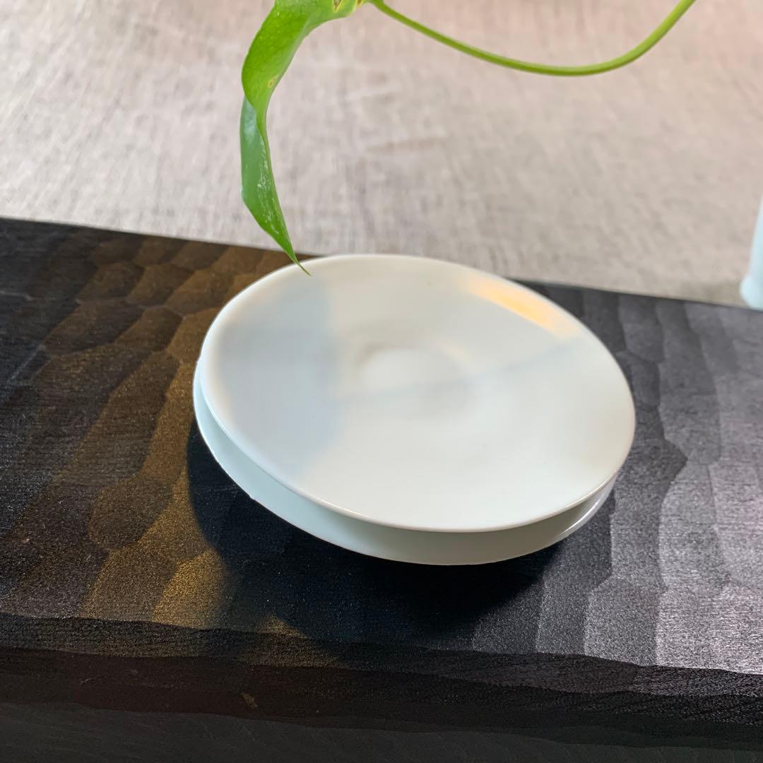 黒田泰蔵　白磁　小皿　銘々皿　希少　美品　プレート　オブジェ