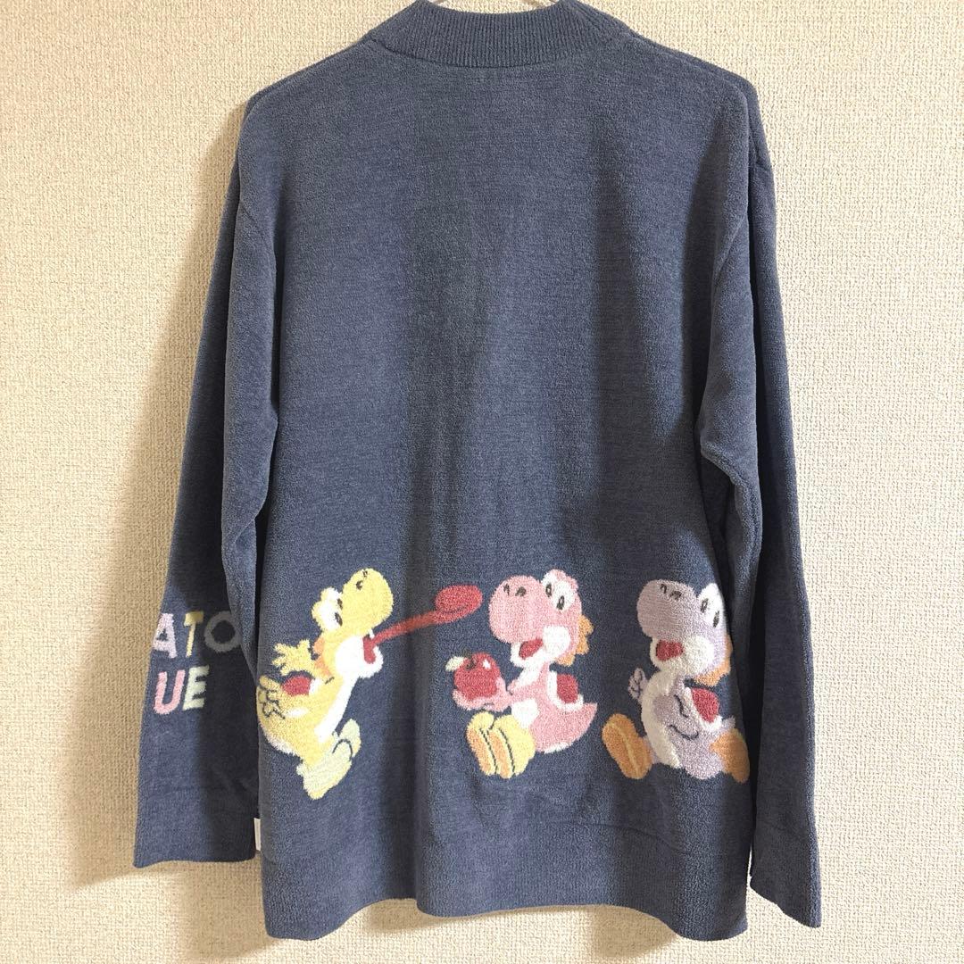 ジェラートピケ　マリオ ヨッシー カーディガン