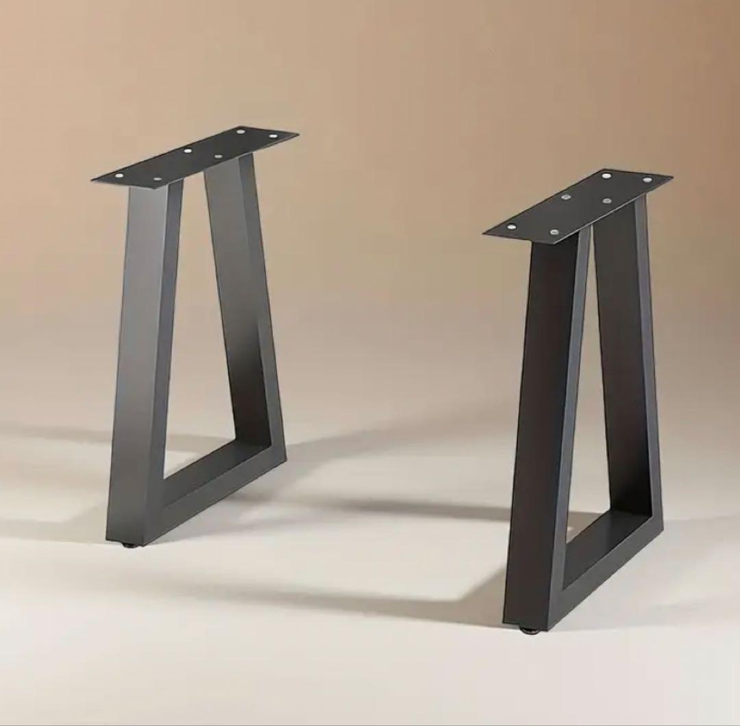 DIY用の金属製 脚のセット 高さ40cm 幅22cm