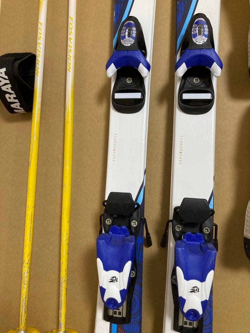 Hart キッズ用スキー118cmブーツ21cm ストック90cm　3点セット