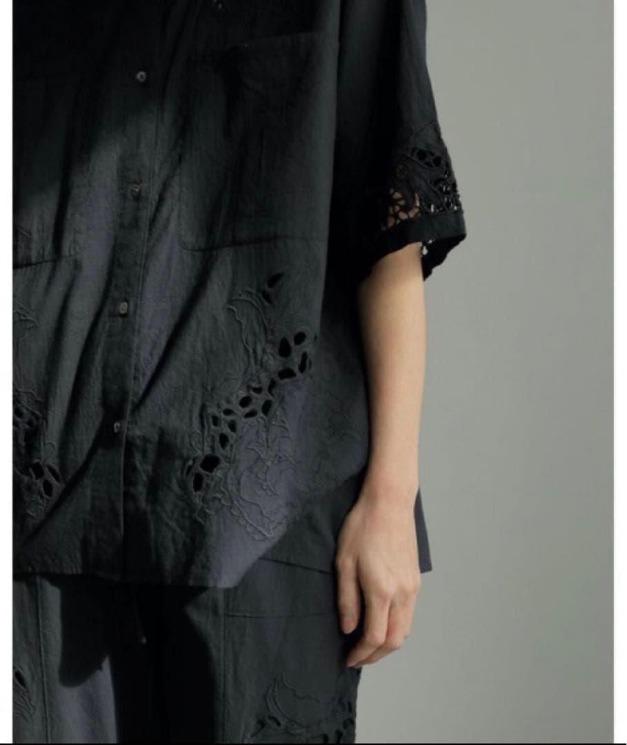 anuke Cutwork Lace Shirts カットワークレースシャツ