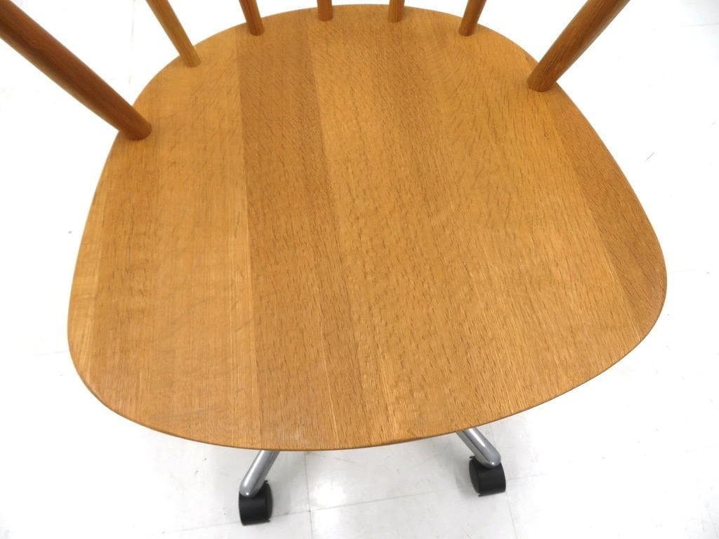 展示品　飛騨家具　柏木工　オーク材　デスクチェア　ウインザーチェア　北欧