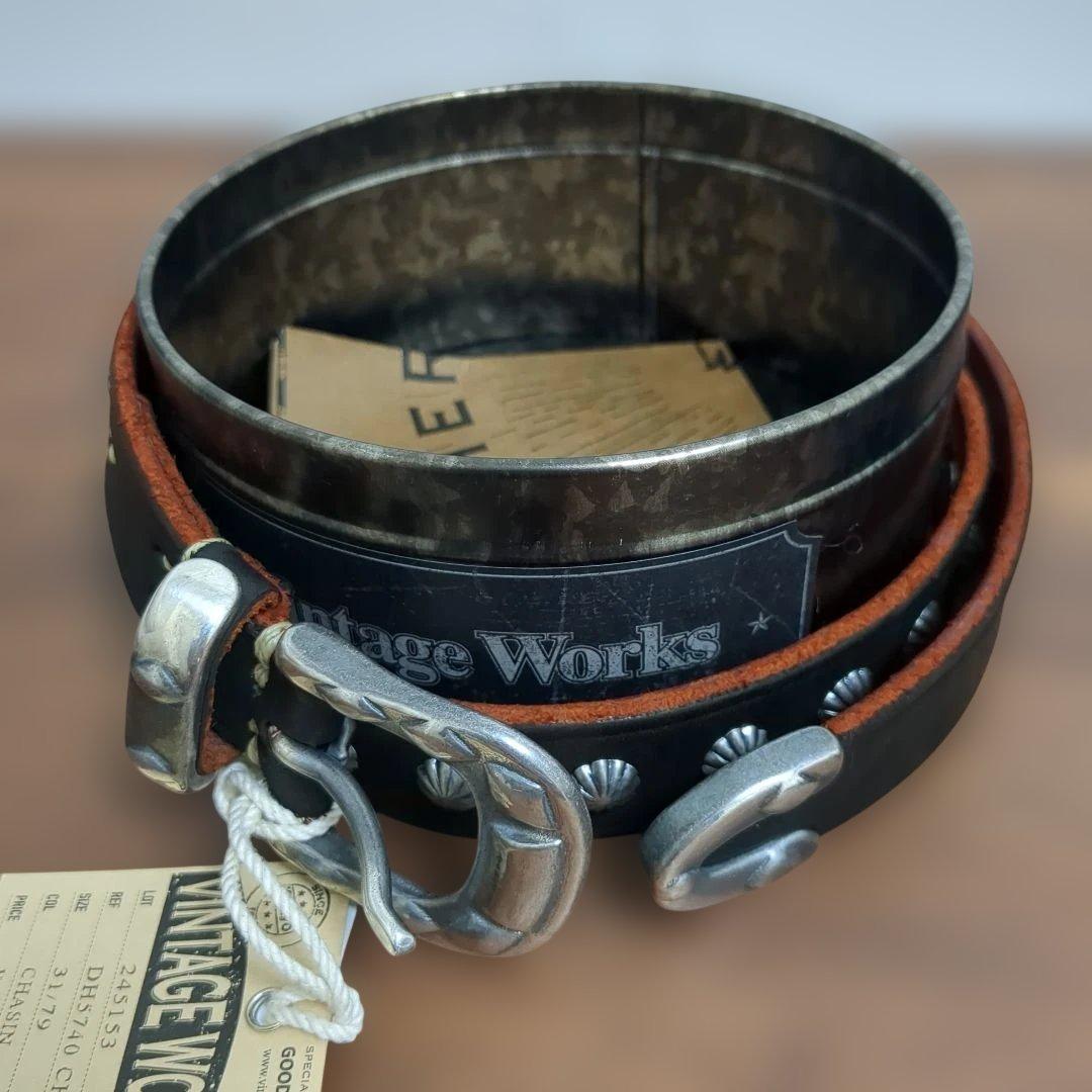 新品ヴィンテージワークス DH5740 CH-2 茶芯 31 レザー ベルト