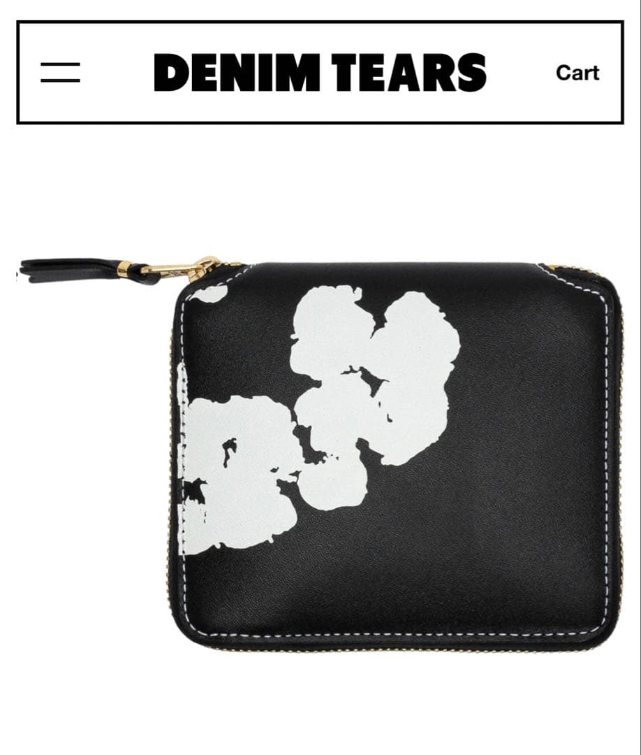 小物 DENIM TEARS X CDG WALLETS Wreath Sa2100