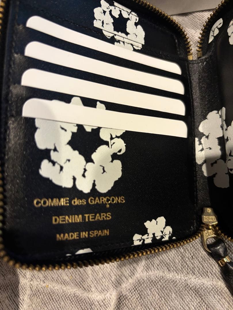 小物 DENIM TEARS X CDG WALLETS Wreath Sa2100
