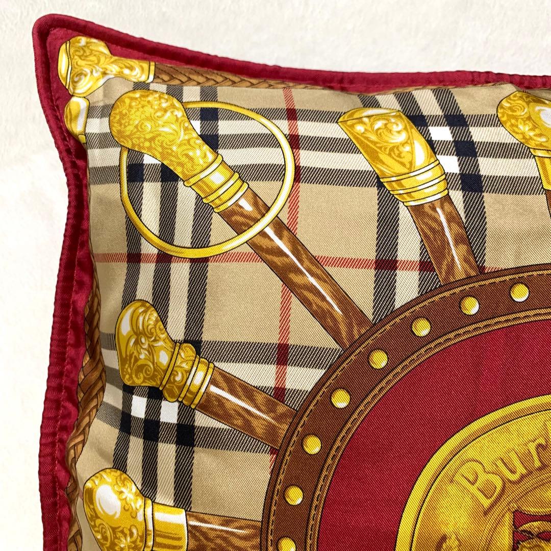 クッションカバー VINTAGE BURBERRY ITALY CUSHION COVER