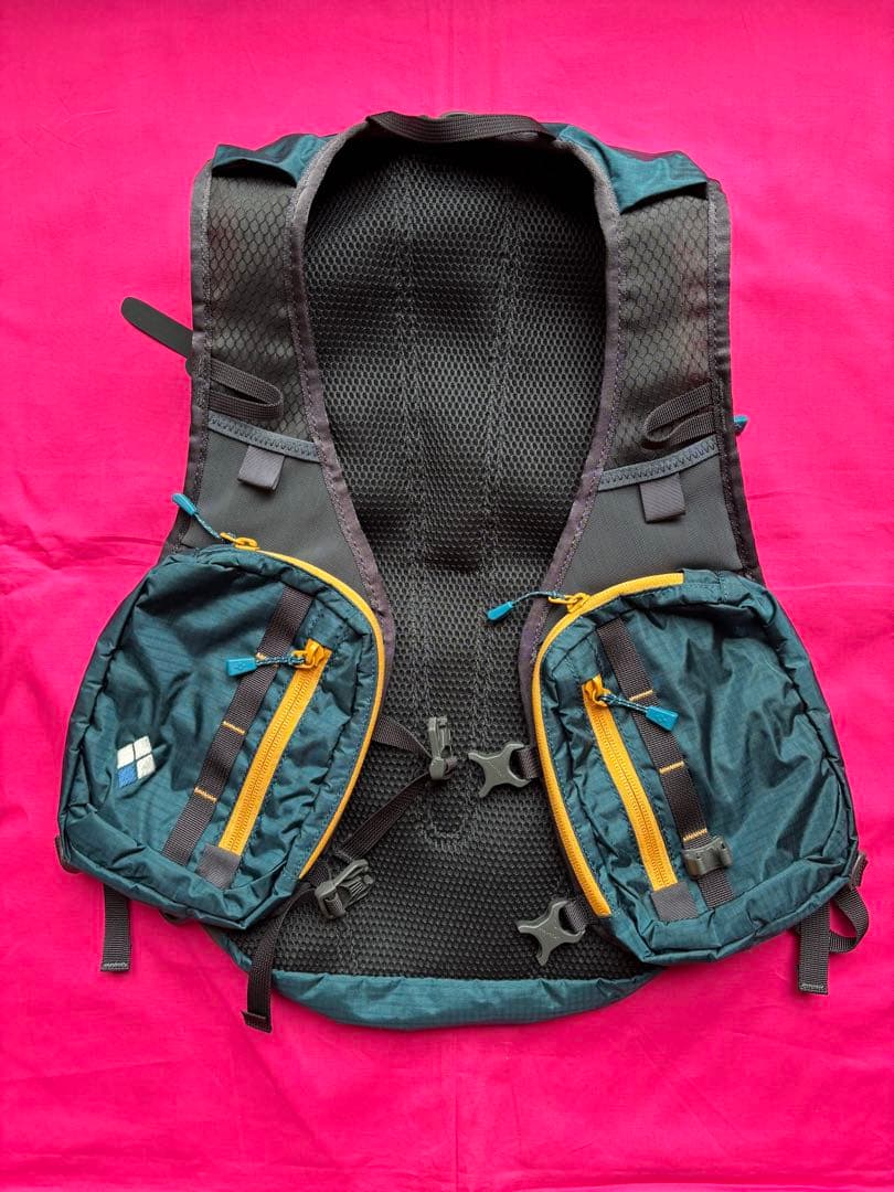 フィッシングベストモンベル　アングラーパック15 ブルーグリーン　送料込み！