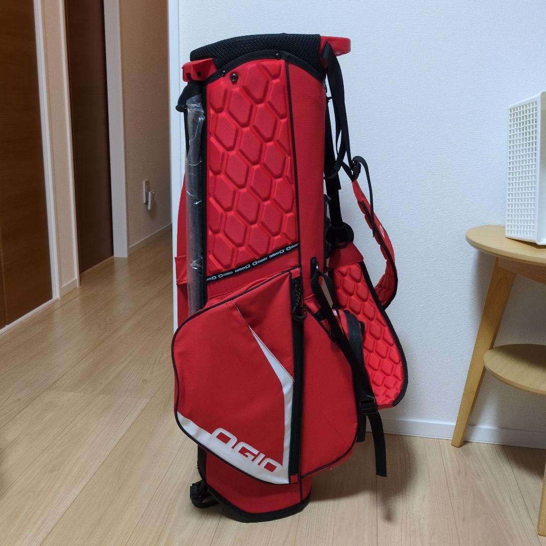 カリメロ　超美品　OGIO ゴルフ　キャディバッグ レッド　スタンド