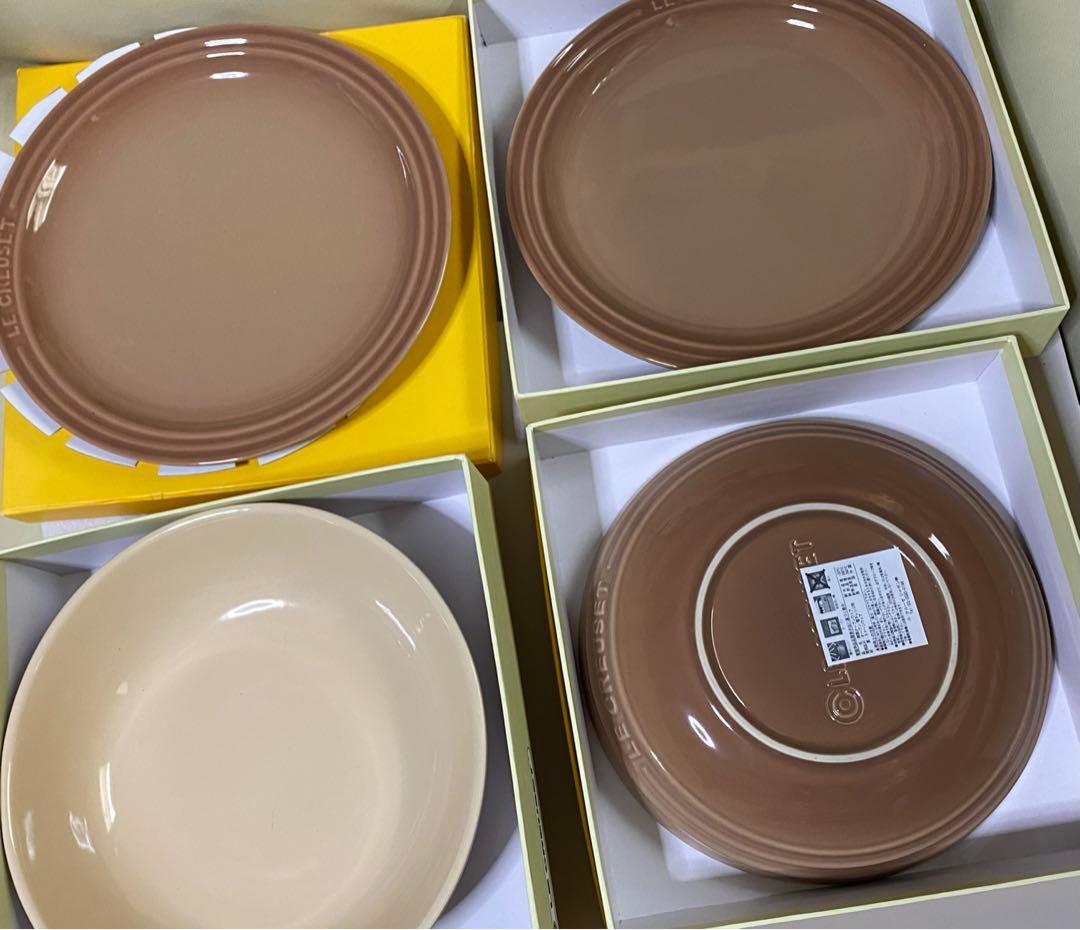 ル・クルーゼ　ラウンドディッシュ 23㎝　ラウンドプレート20㎝　4枚セット